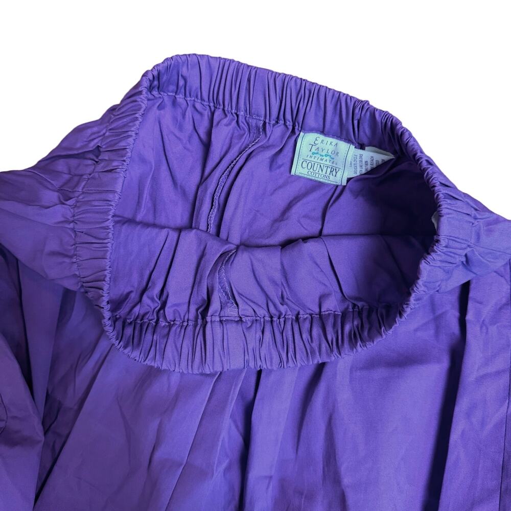 Erika Taylor Intimates Country Cottons Purple Pajama Set‎ NWT SMALL - Picture 6 of 9
